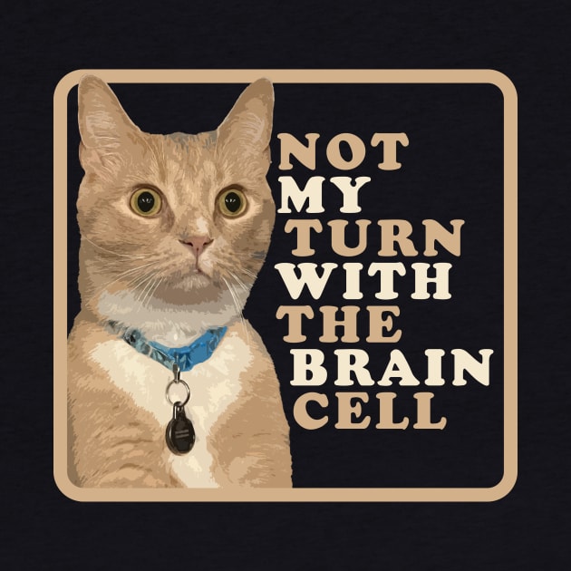 One Brain Cell - Orange Cat by RS